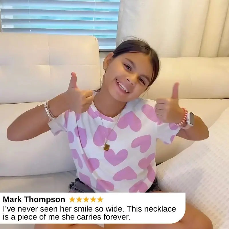 To My Daughter Necklace    + FREE Gift Box