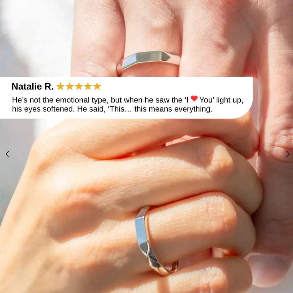 LoveCast Ring Set + FREE Gift Box & Message Card