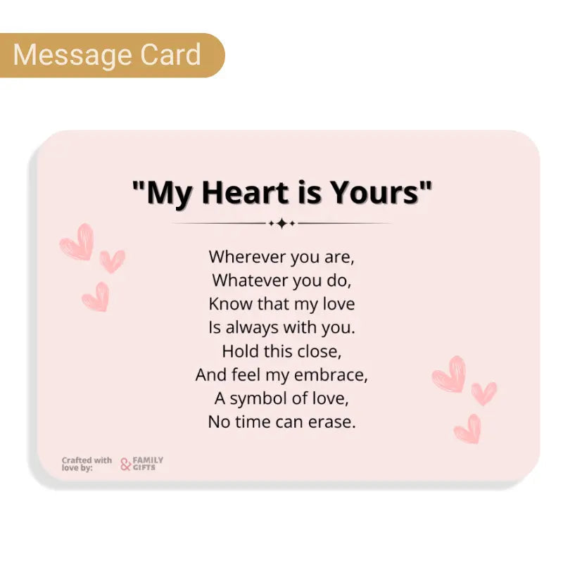 Hug Ring + FREE Message Card & Gift Box