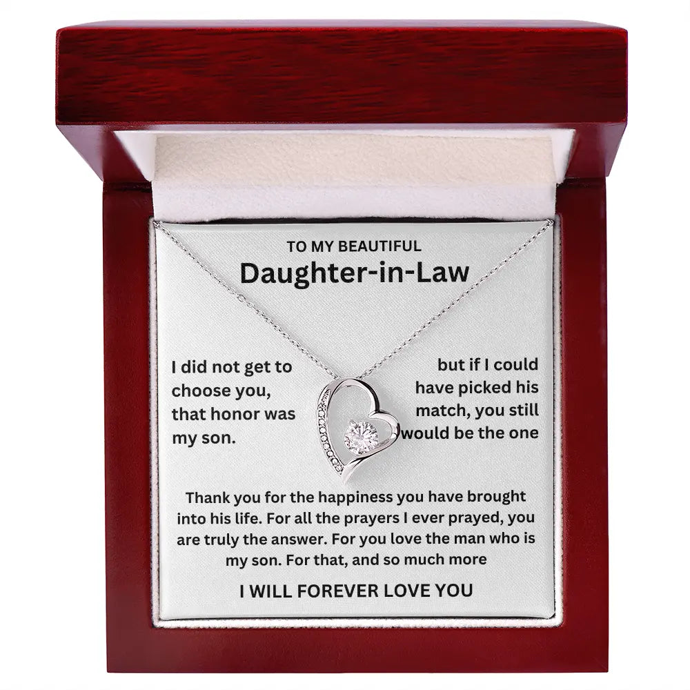 To My Daughter-In-Law - Forever Love Gift Set