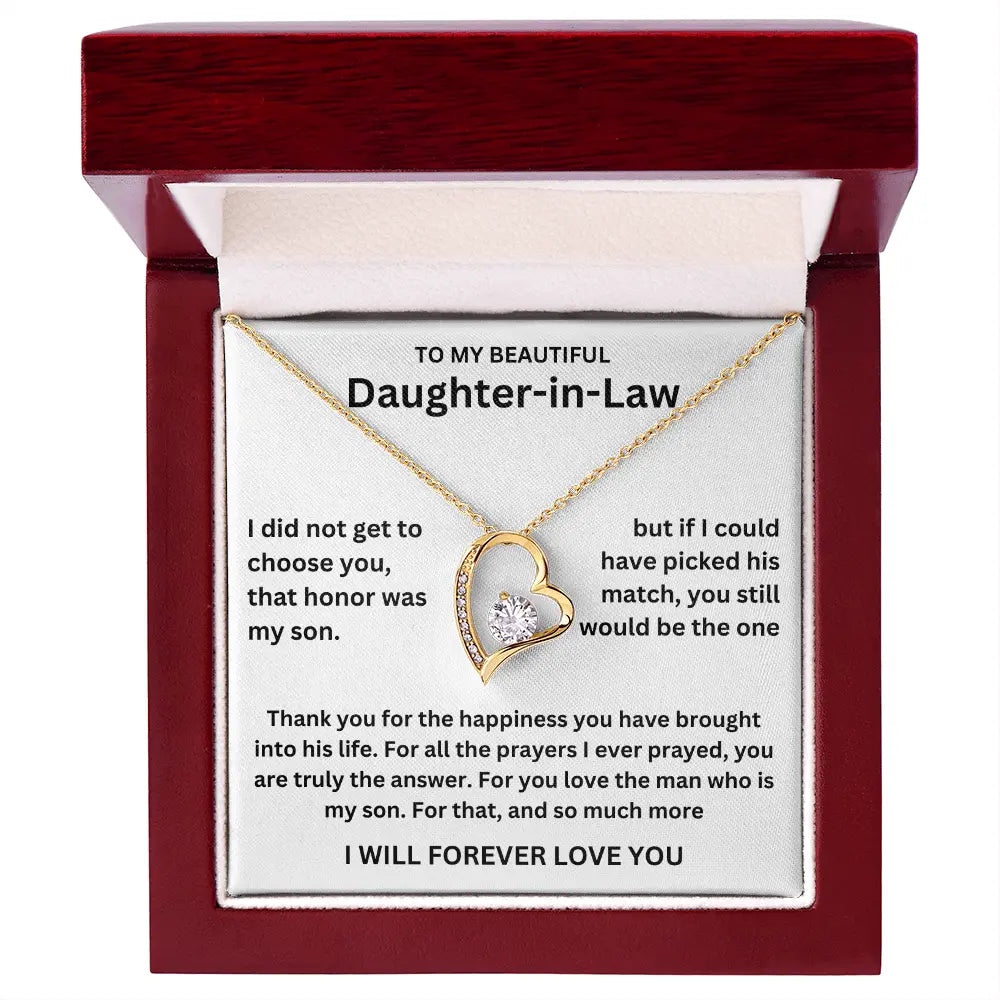 To My Daughter-In-Law - Forever Love Gift Set