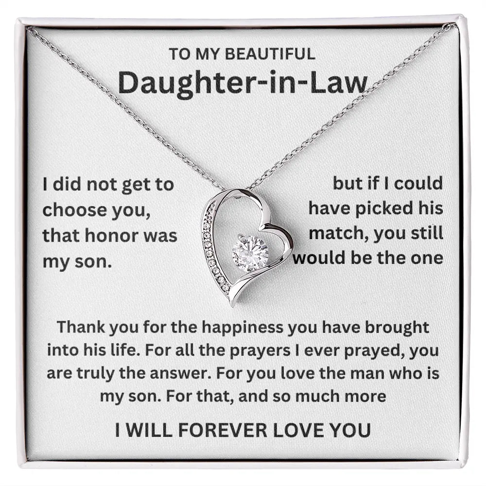 To My Daughter-In-Law - Forever Love Gift Set