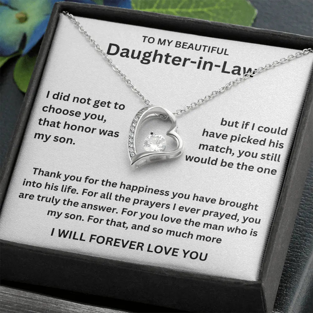 To My Daughter-In-Law - Forever Love Gift Set