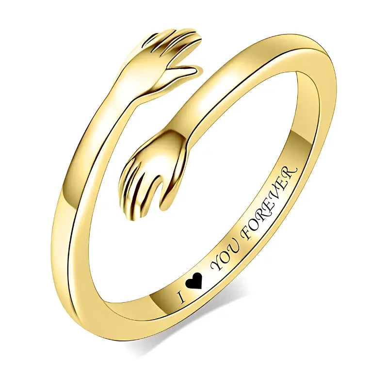 Hug Ring + FREE Message Card & Gift Box